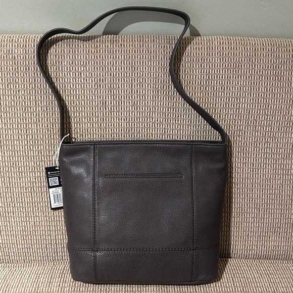 THE SAK Slate Grey Genuine Leather De Young Hobo Shoulder Bag - Picture 12 of 12